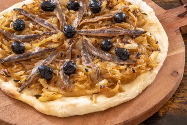 Pissaladière + salade composée